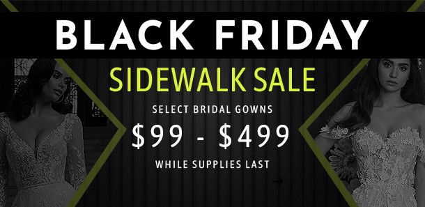 Bridal Gowns Black Friday Sale