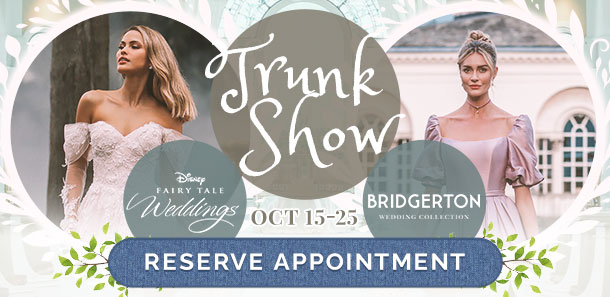 Disney Fairy Tale Weddings and Bridgerton Wedding Trunk Show