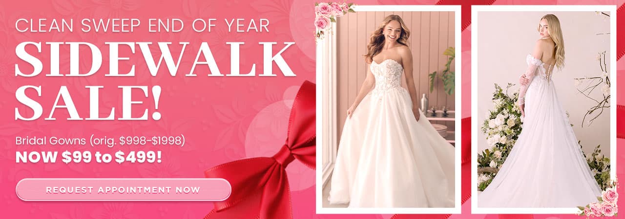 Debra's Bridal Clean Sweep Sidewalk Sale