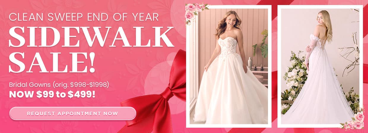 Debra's Bridal Clean Sweep Sidewalk Sale