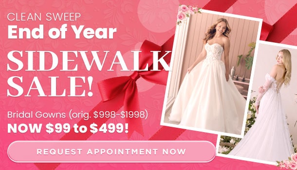 Debra's Bridal Clean Sweep Sidewalk Sale